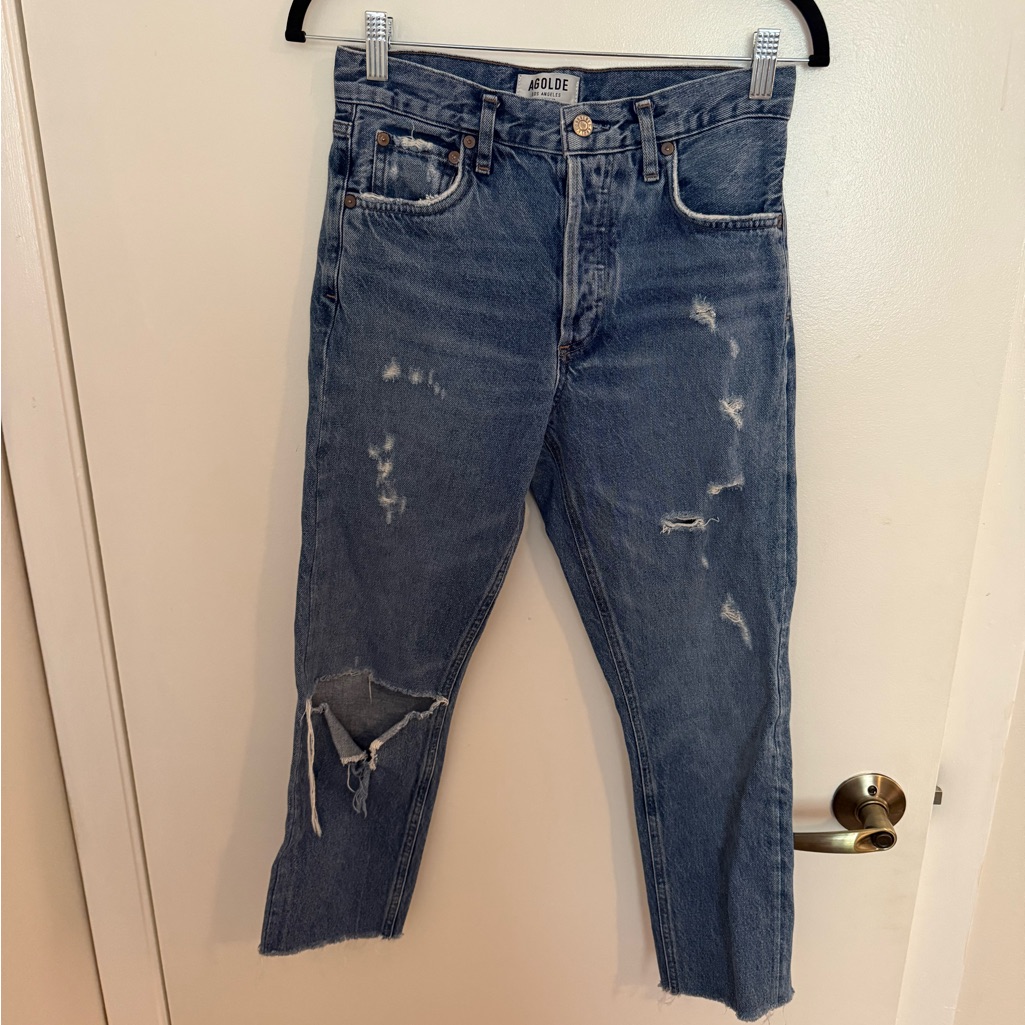 Agolde "Feel Good" Jamie High Rise Jeans